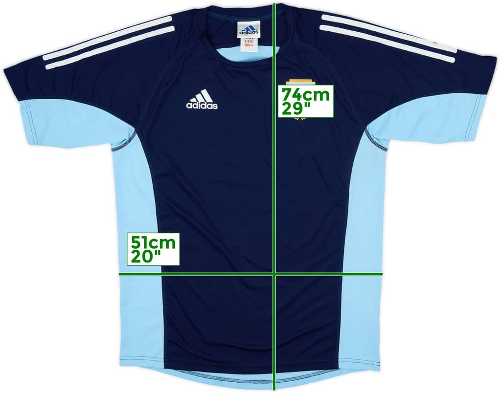 2002-03 Argentina adidas Training Shirt - 9/10 - (M)