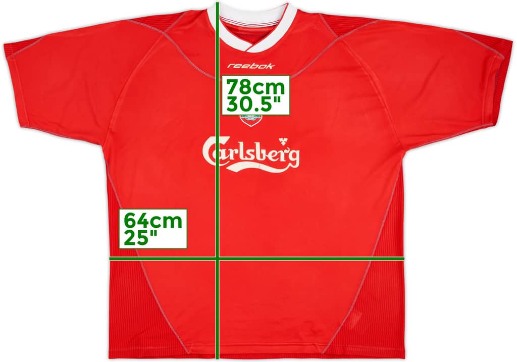 2002-04 Liverpool Home Shirt - 5/10 - (3XL)