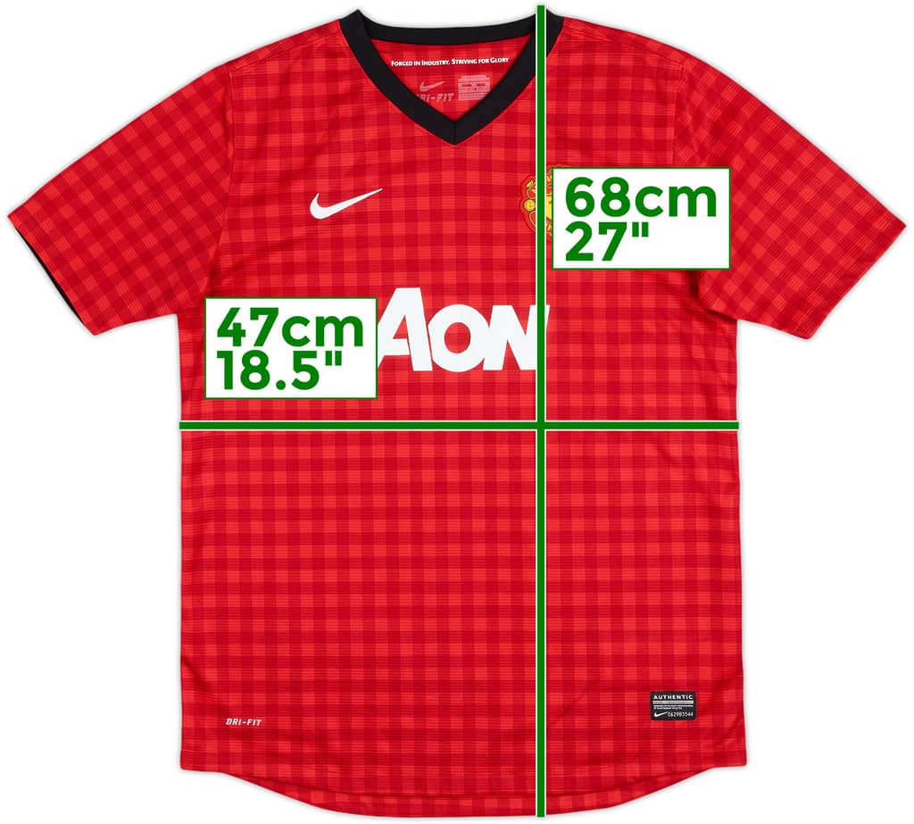 2012-13 Manchester United Home Shirt - 4/10 - (XL.Boys)