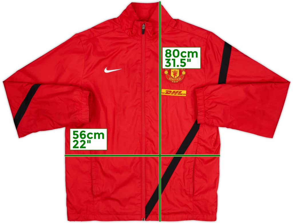 2011-12 Manchester United Nike Track Jacket - 8/10 - (M)