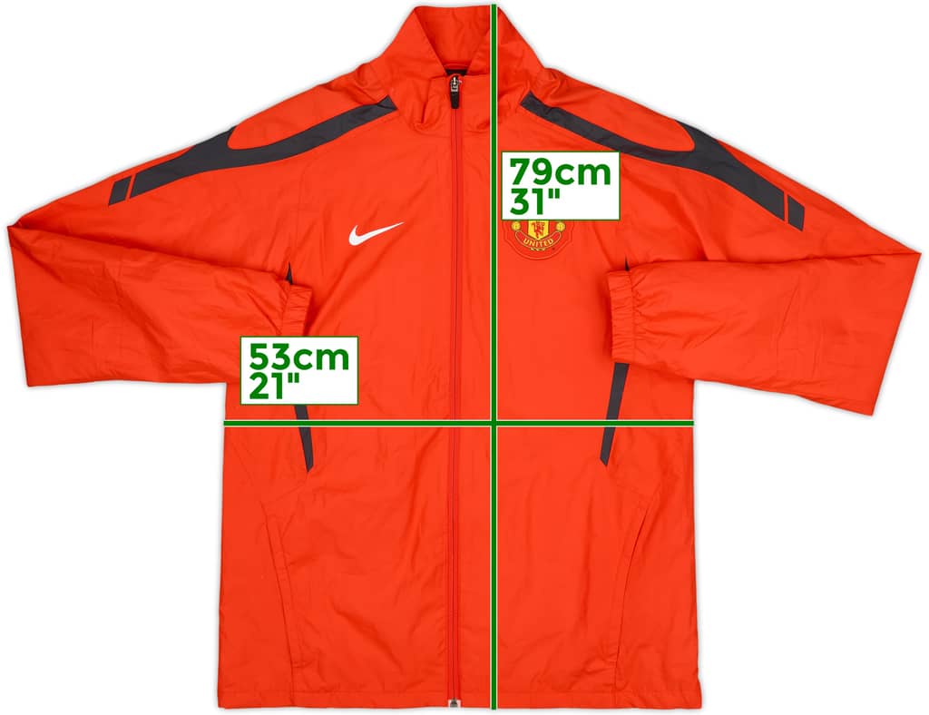 2010-11 Manchester United Nike Track Jacket - 10/10 - (S)