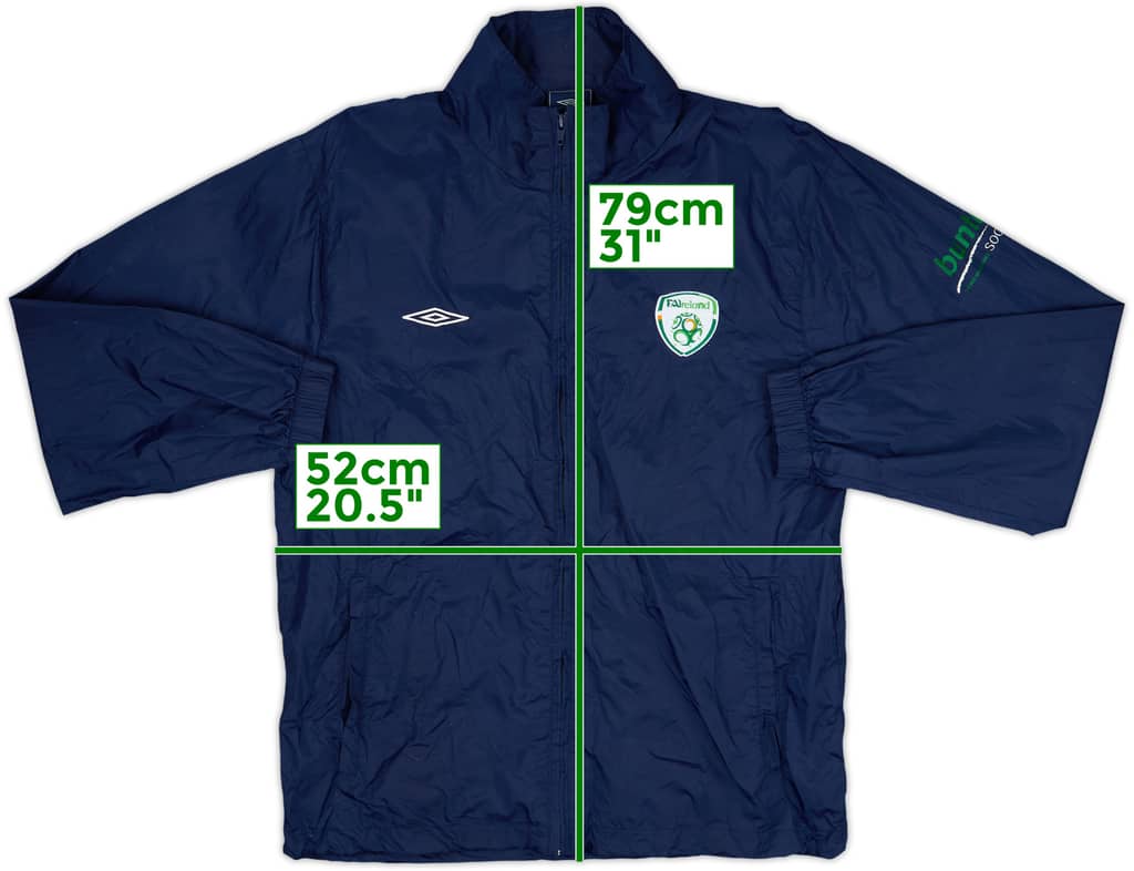 2006-08 Ireland Umbro Hooded Rain Jacket - 8/10 - (S)