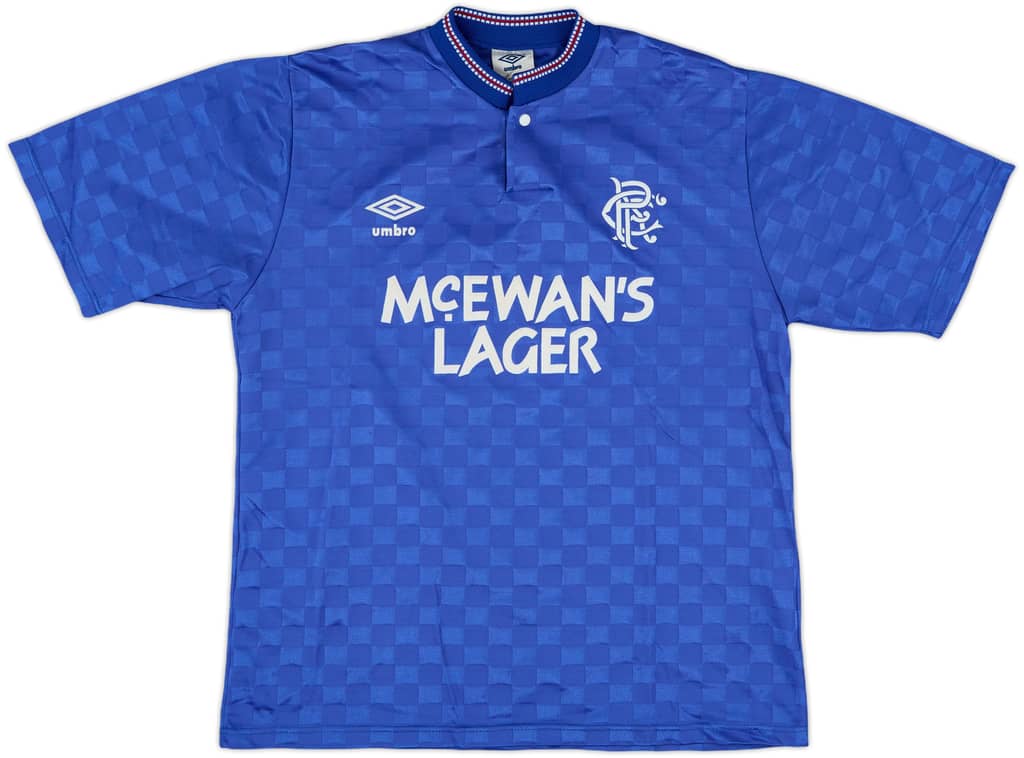 1987-90 Rangers Home Shirt - 9/10 - (M)