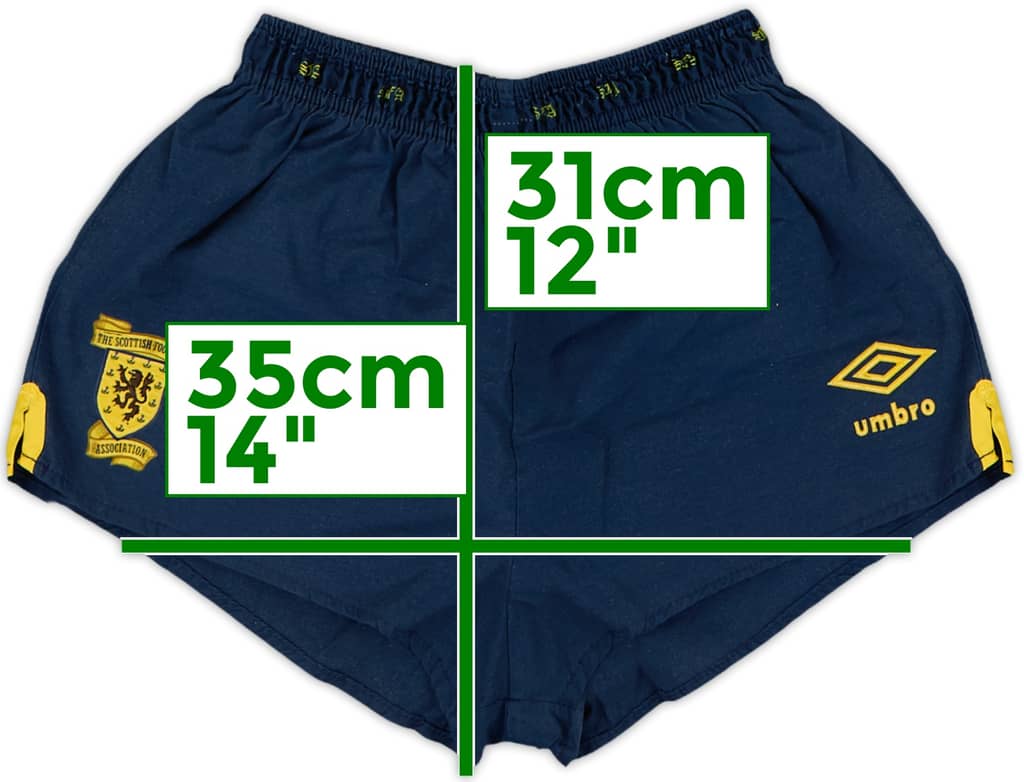 1988-91 Scotland Away Shorts - 8/10 - (L.Boys)