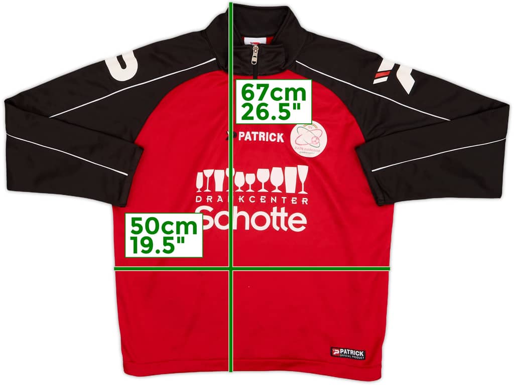 2010-11 Zulte Waregem Patrick 1/4 Zip Drill Top - 7/10 - (S)