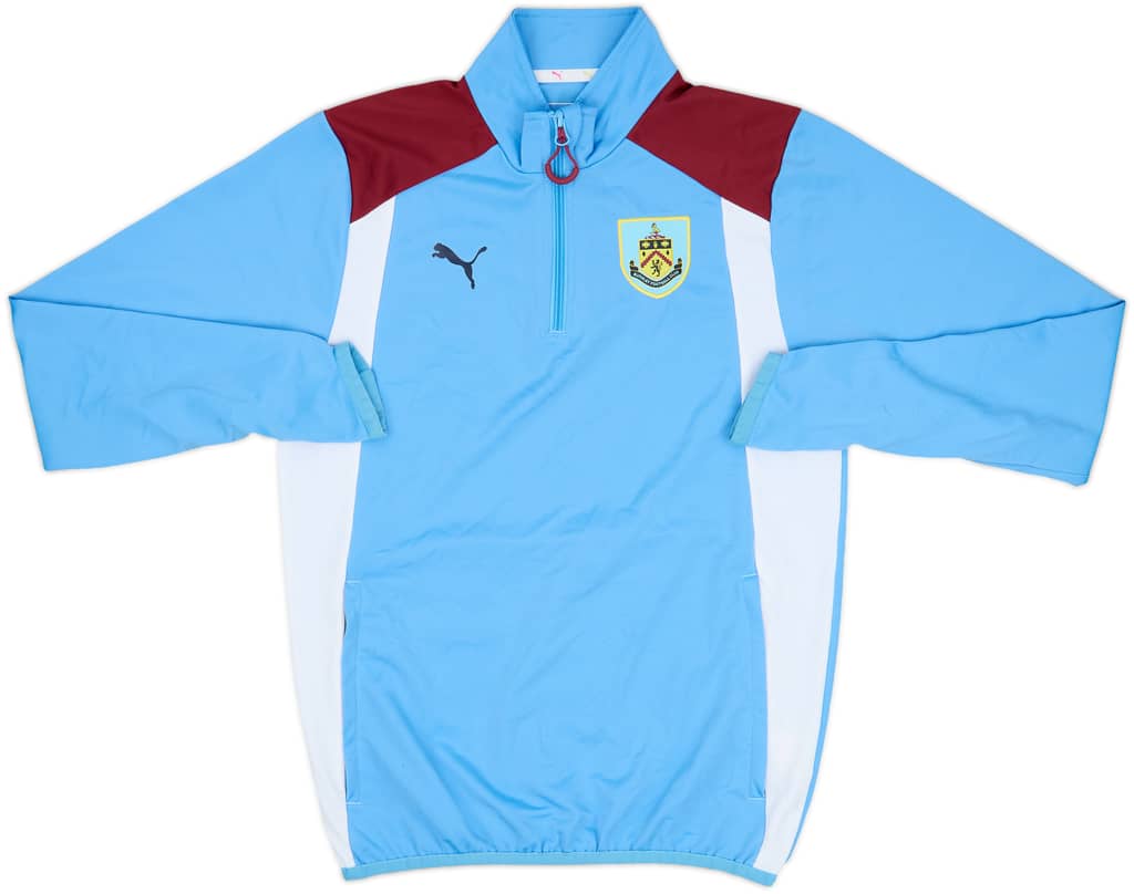 2016-17 Burnley Puma 1/4 Zip Drill Top - 8/10 - (L.Boys)