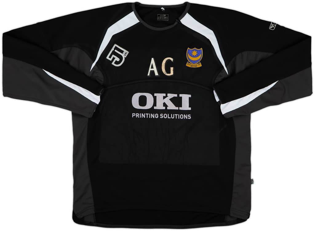 2005-06 Portsmouth Jako Staff Issue 1/4 Zip Drill Top AG - 7/10 - (XL)