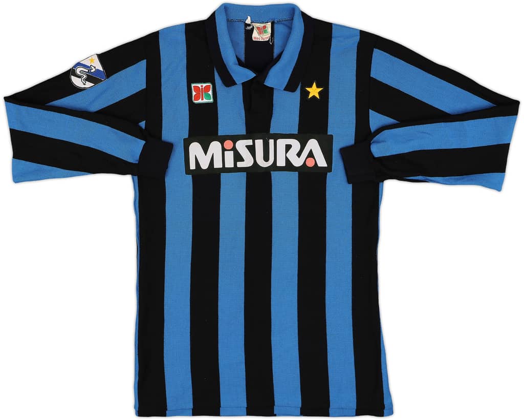 1983-86 Inter Milan Home L/S Shirt - 9/10 - (L)
