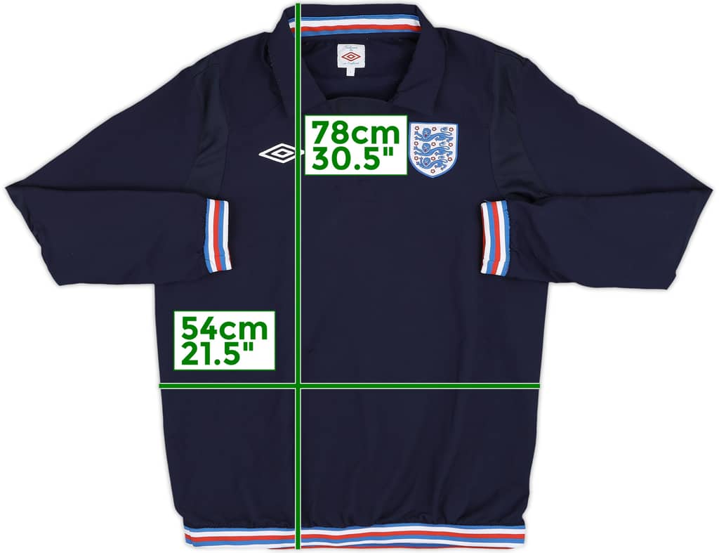 2010-11 England Umbro Drill Top - 7/10 - (L)