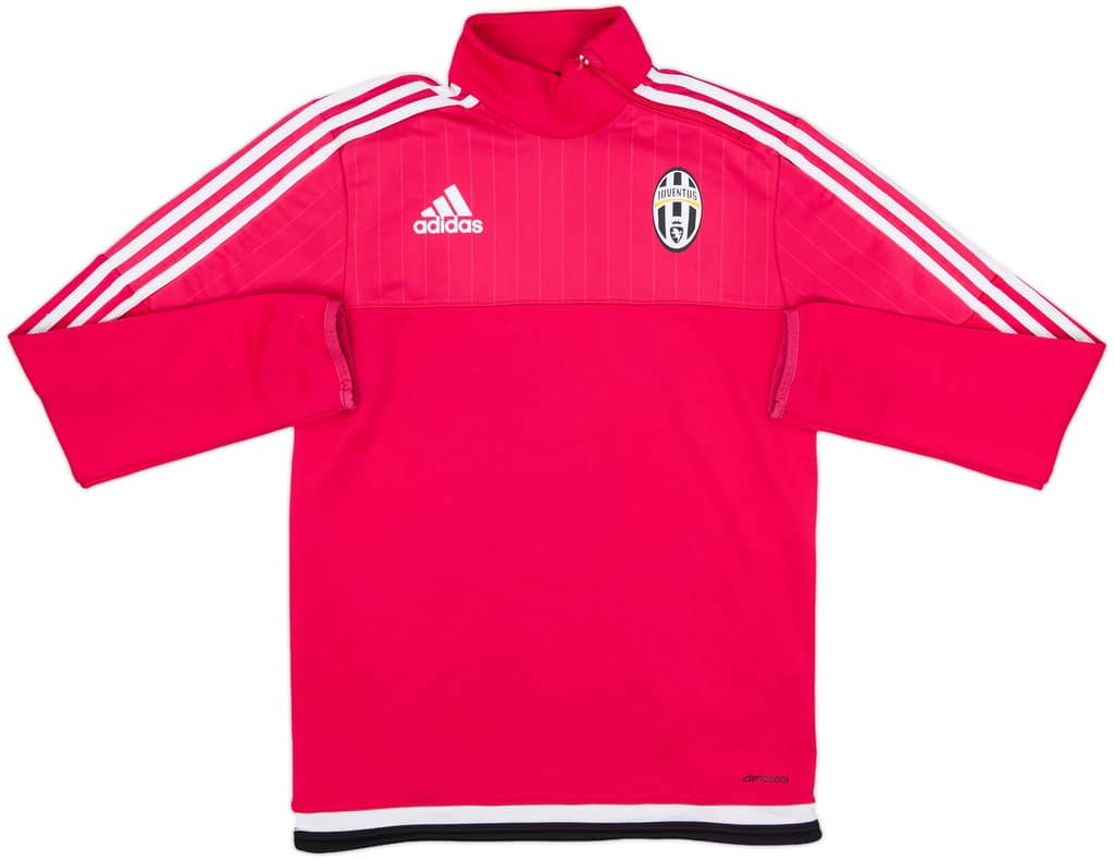 2015-16 Juventus adidas 1/4 Zip Training Top - 8/10 - (XS)
