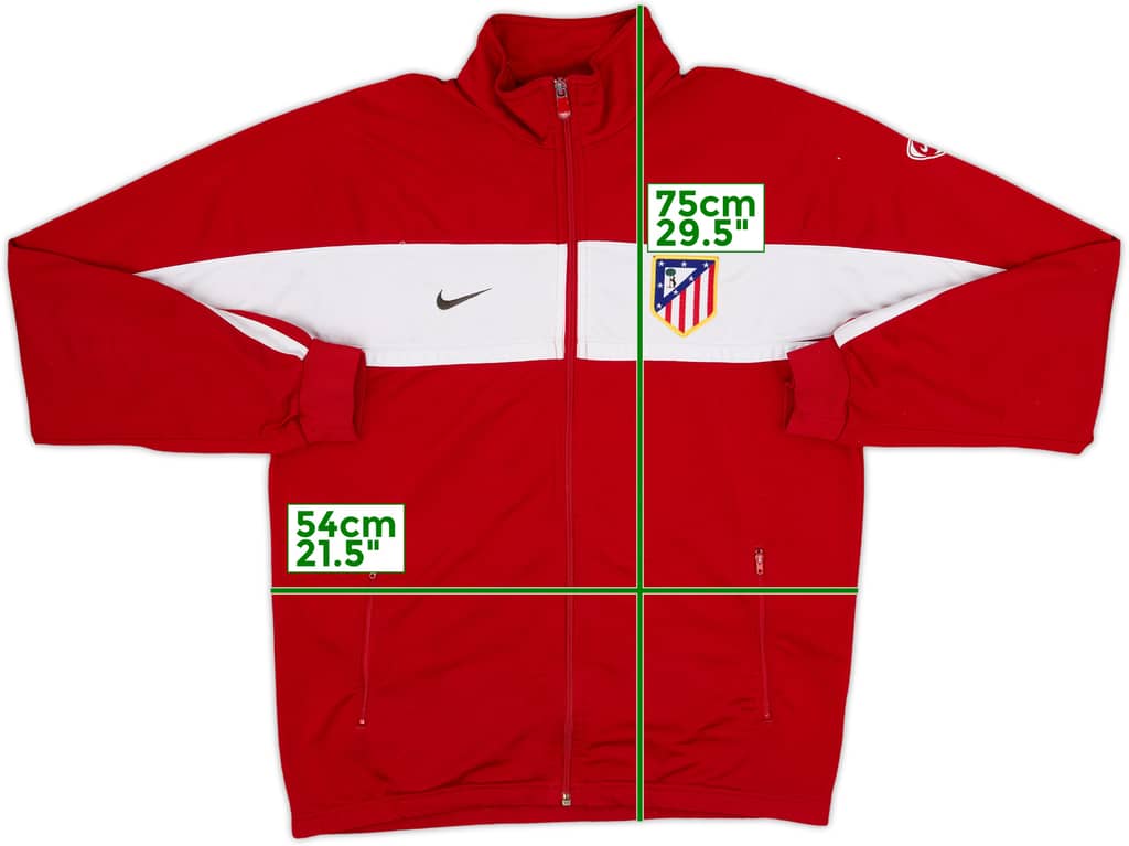 2001-02 Atletico Madrid Nike Track Jacket - 7/10 - (M)