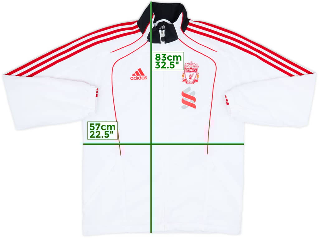 2010-11 Liverpool adidas Track Jacket - 8/10 - (M)