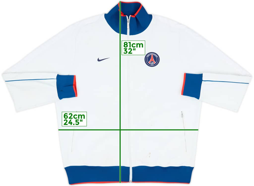 2011-12 Paris Saint-Germain Nike Track Jacket - 6/10 - (XL)