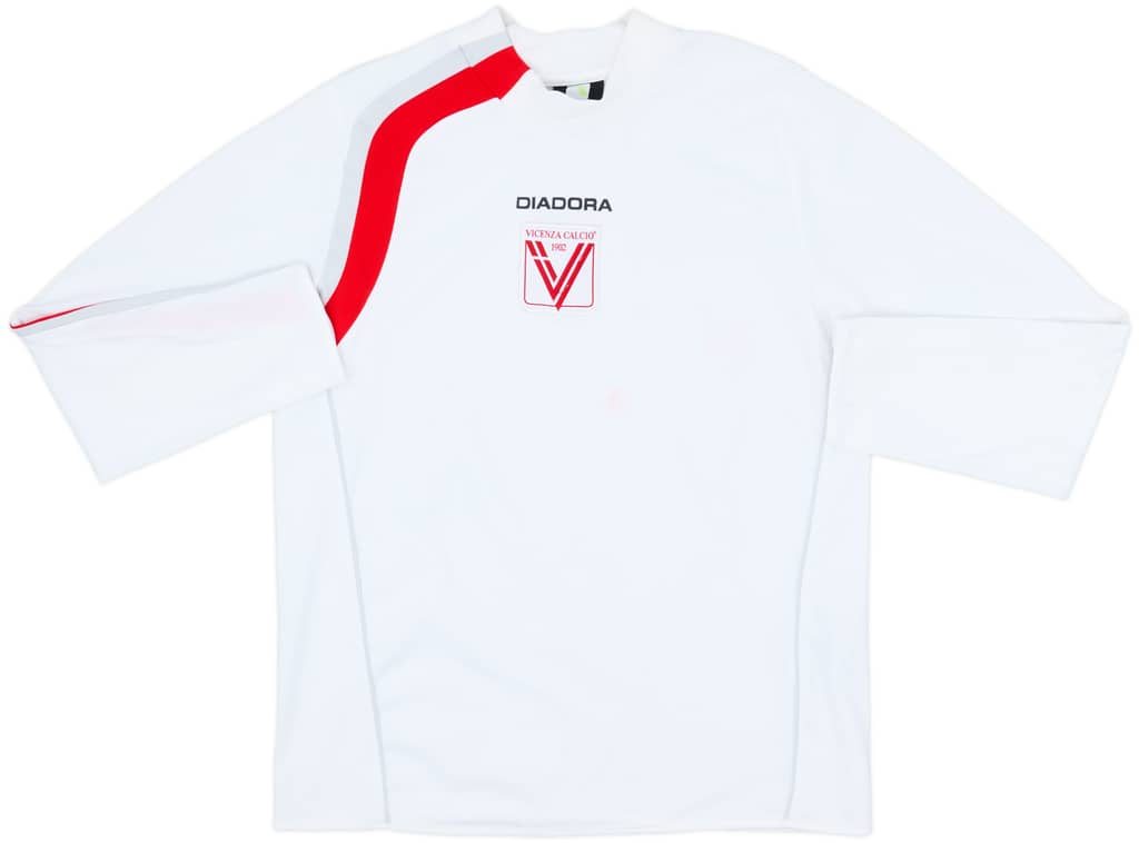 2007-08 Vicenza Diadora Training L/S Shirt - 7/10 - (S)