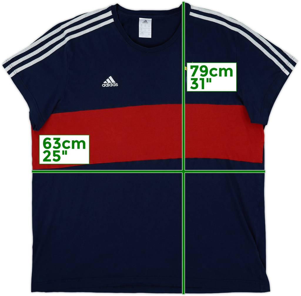 2017-18 Bayern Munich adidas Cotton Tee - 9/10 - (XXL)
