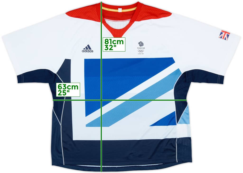 2012 adidas Team GB Olympic adidas Training Shirt - 10/10 - (XXL)