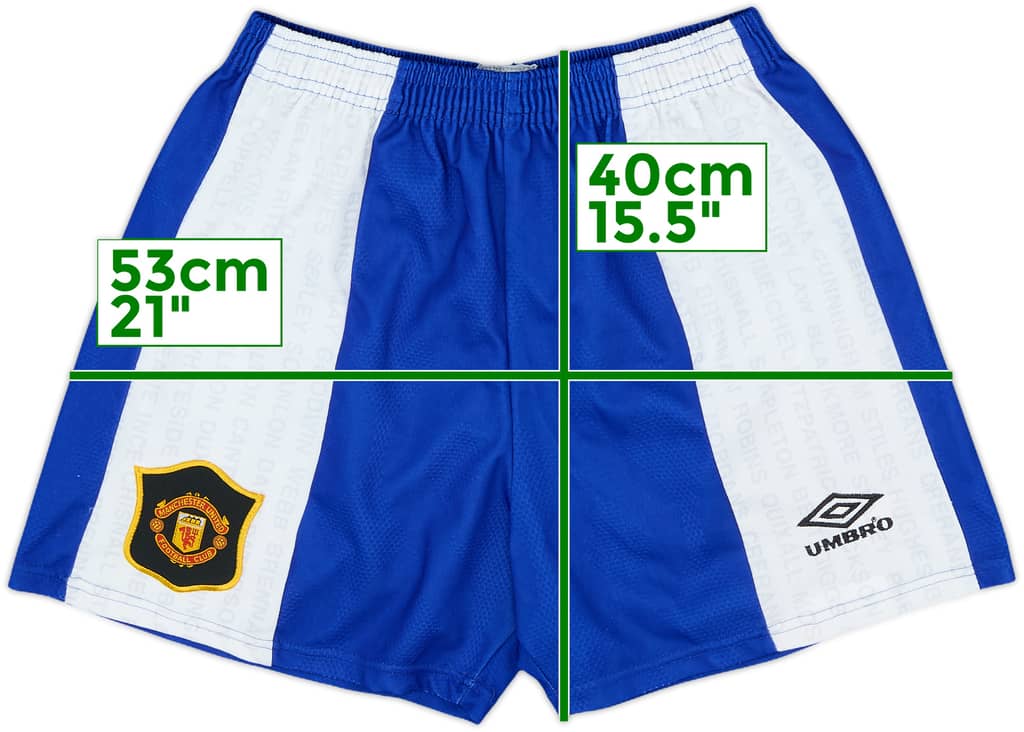 1994-96 Manchester United Third Shorts - 9/10 - (S)
