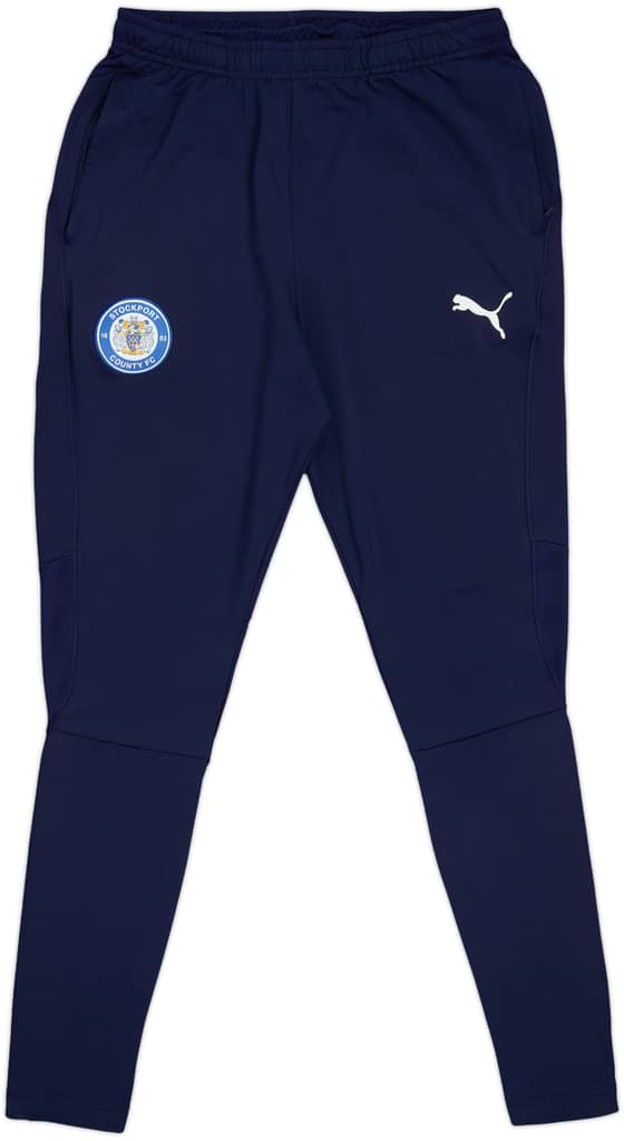 2018-19 Stockport County Puma Track Pants/Bottoms - 9/10 - (S)