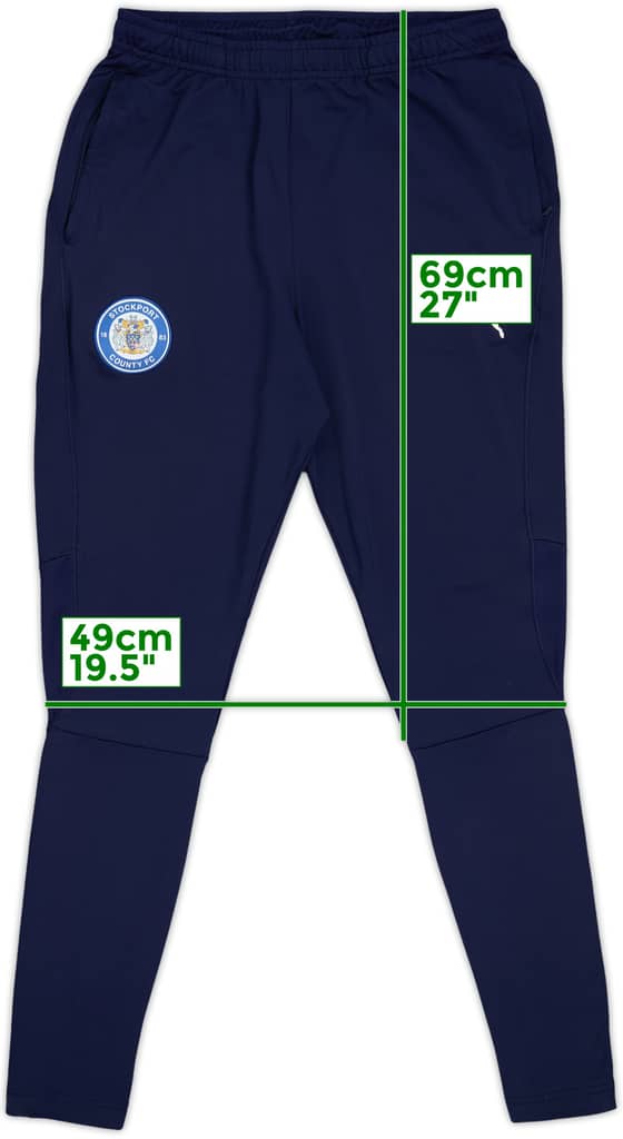 2018-19 Stockport County Puma Track Pants/Bottoms - 9/10 - (S)