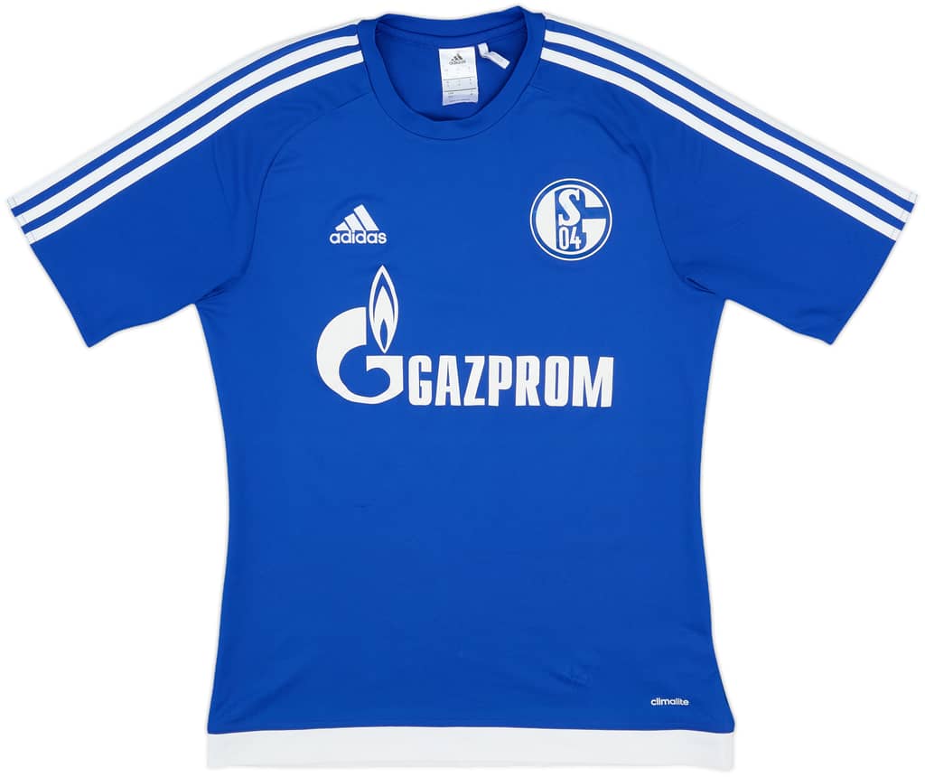 2017-18 Schalke adidas Training Shirt - 6/10 - (S)