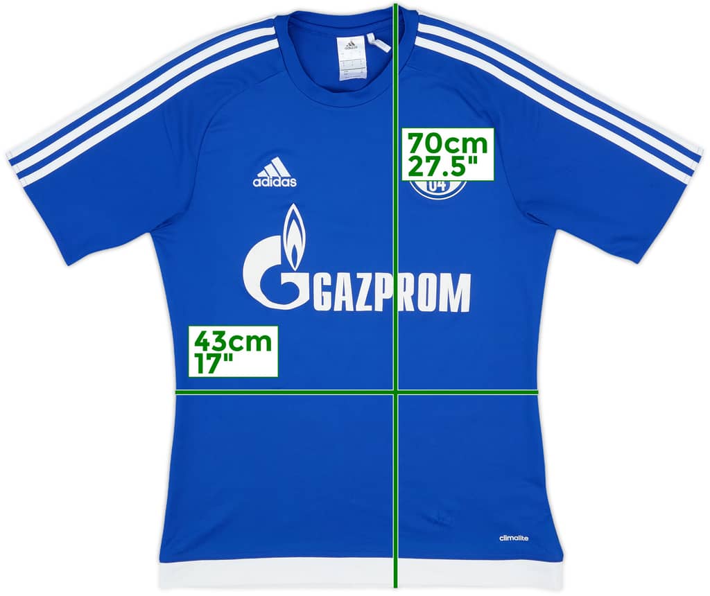 2017-18 Schalke adidas Training Shirt - 6/10 - (S)