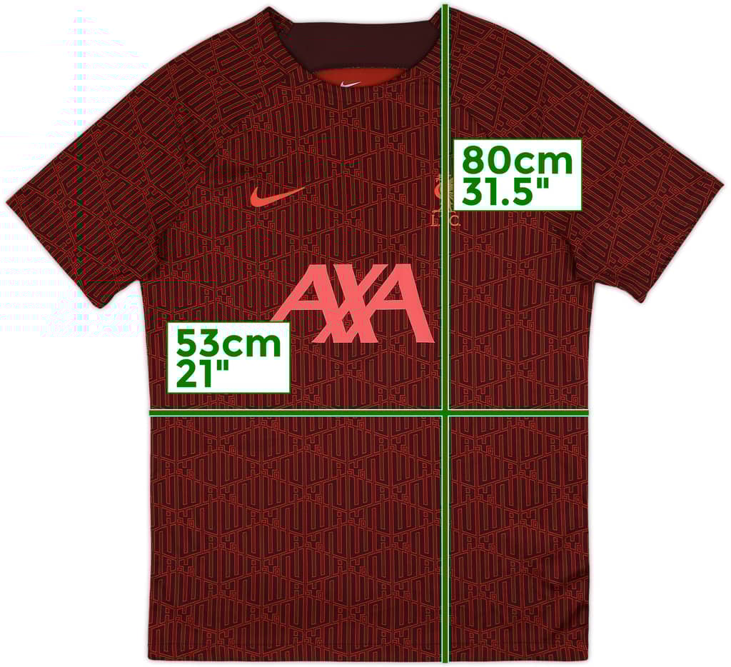 2022-23 Liverpool Nike Training Shirt - 9/10 - (L)