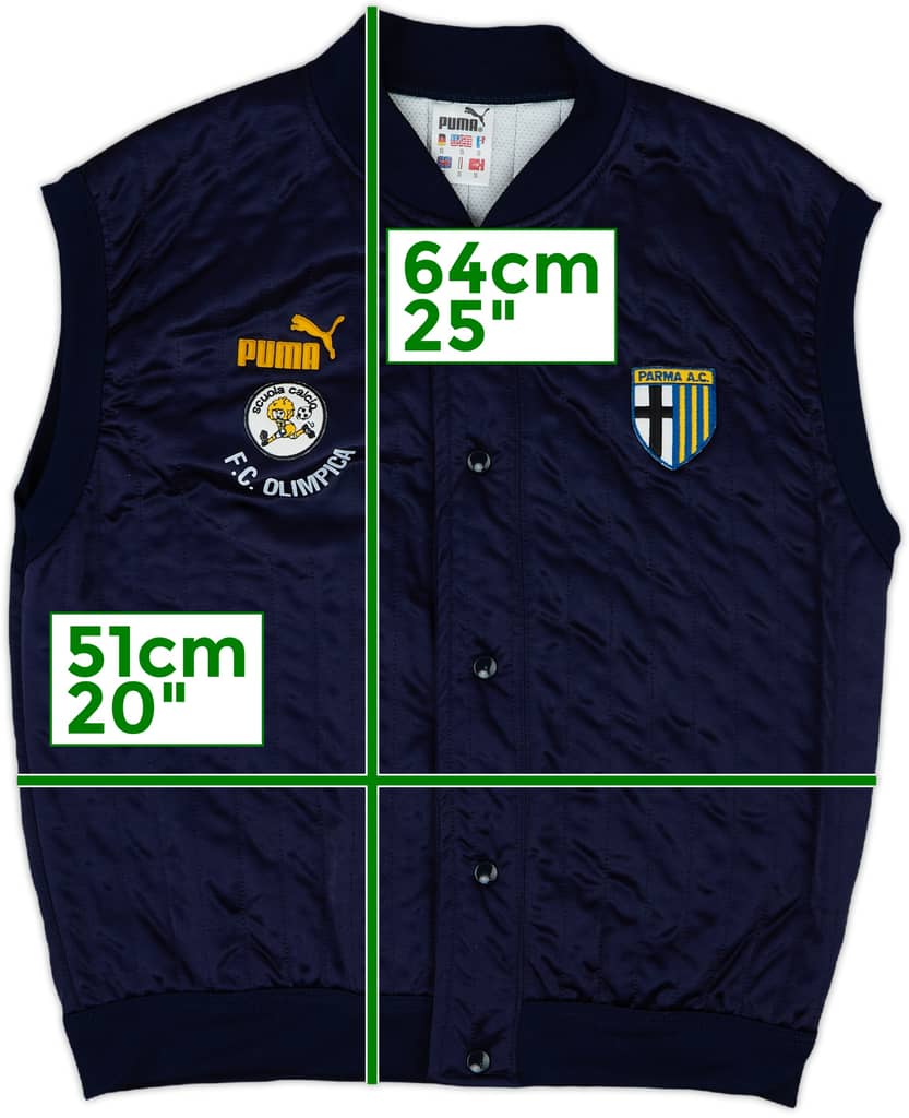 1995-97 Parma Scuola Puma Gilet - 8/10 - (S)