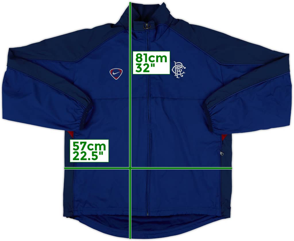 2000-01 Rangers Nike Track Jacket - 8/10 - (S)