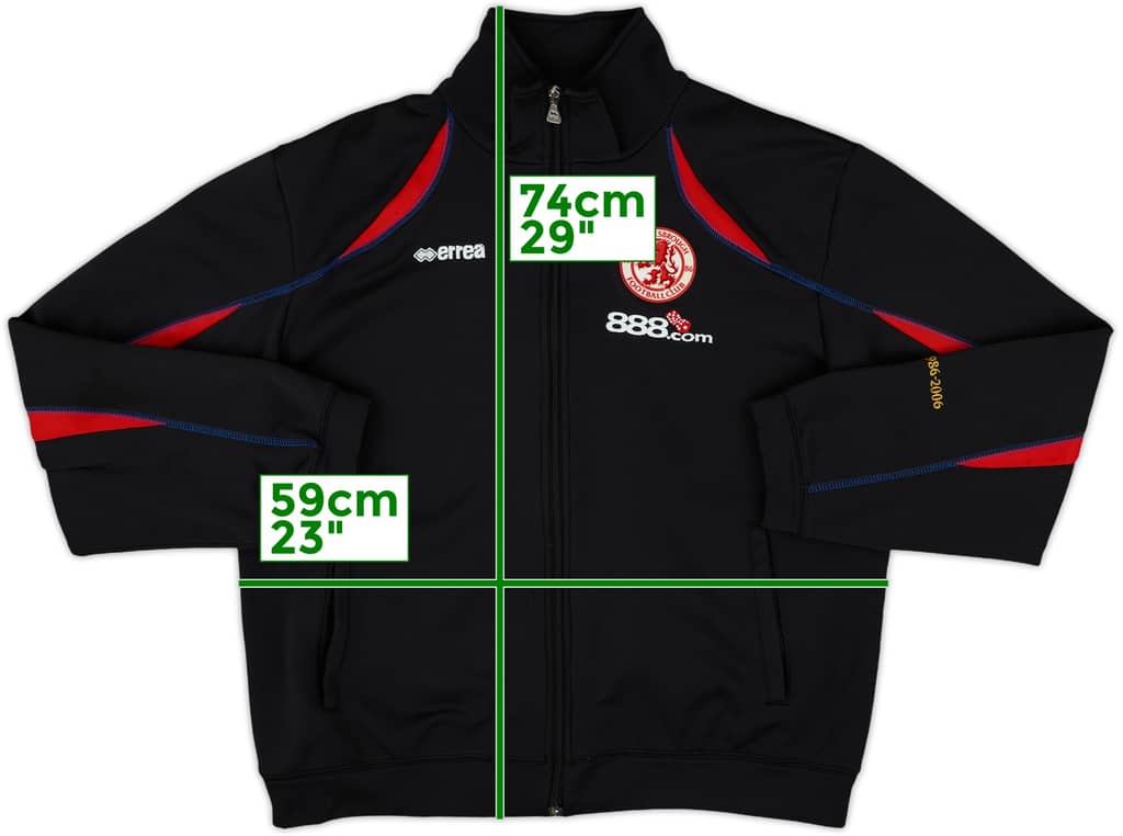 2005-06 Middlesbrough Errea Track Jacket - 8/10 - (XL)