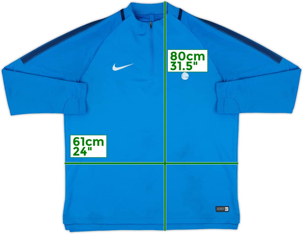 2017-18 Tottenham Nike 1/4 Zip Training Top - 6/10 - (XL)