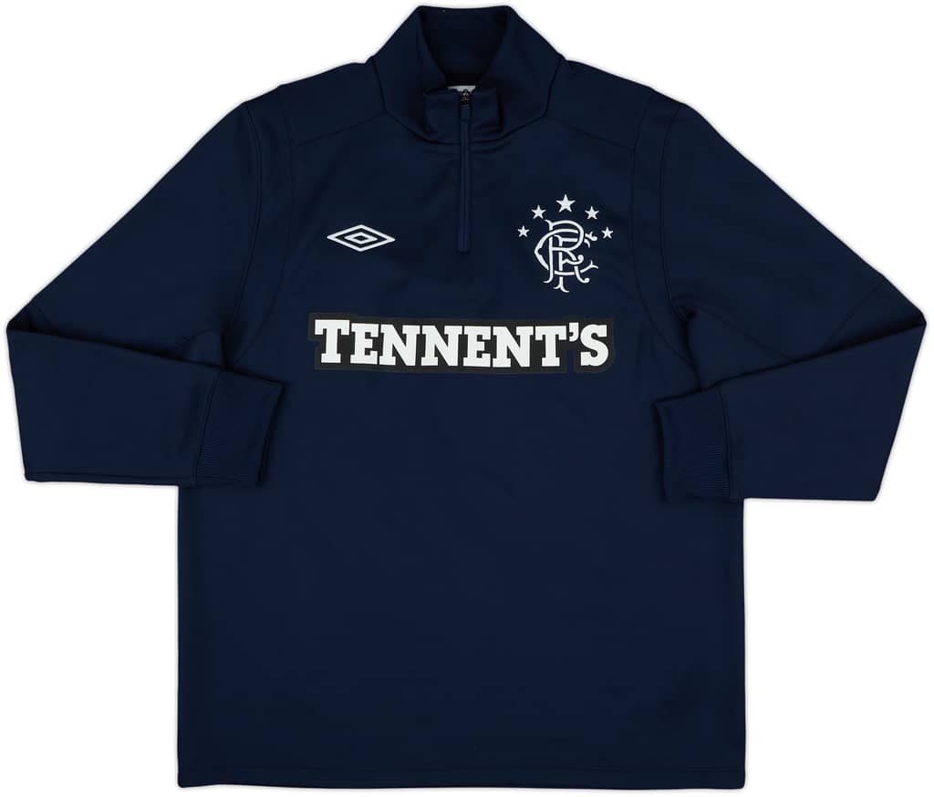2011-12 Rangers Umbro 1/4 Zip Drill Top - 8/10 - (L)