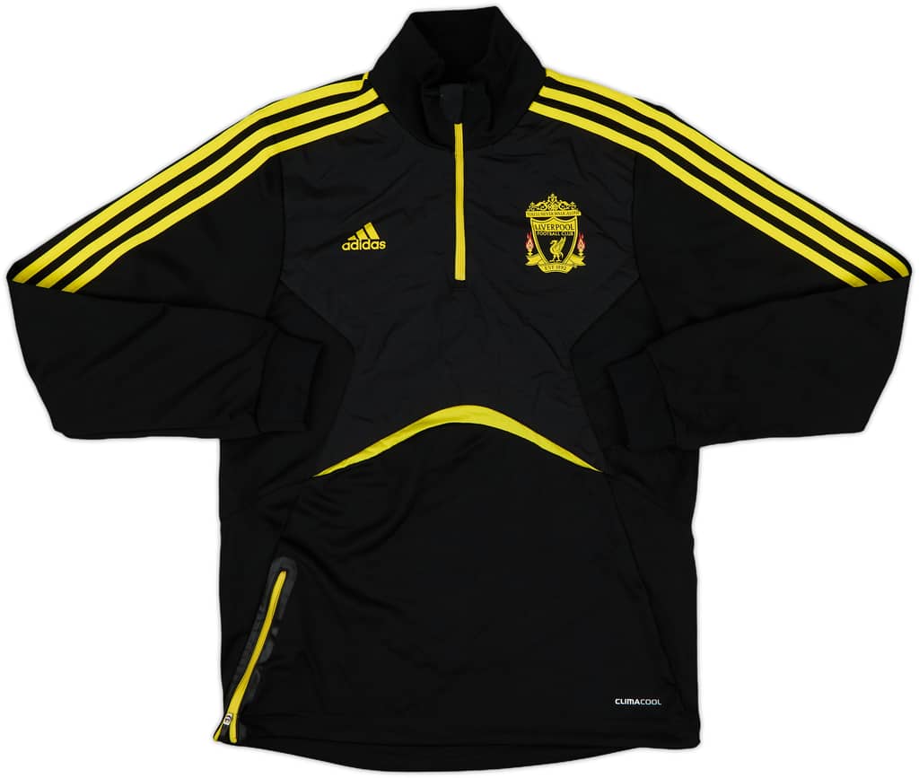 2010-11 Liverpool adidas 1/4 Zip Drill Top - 8/10 - (S/M)
