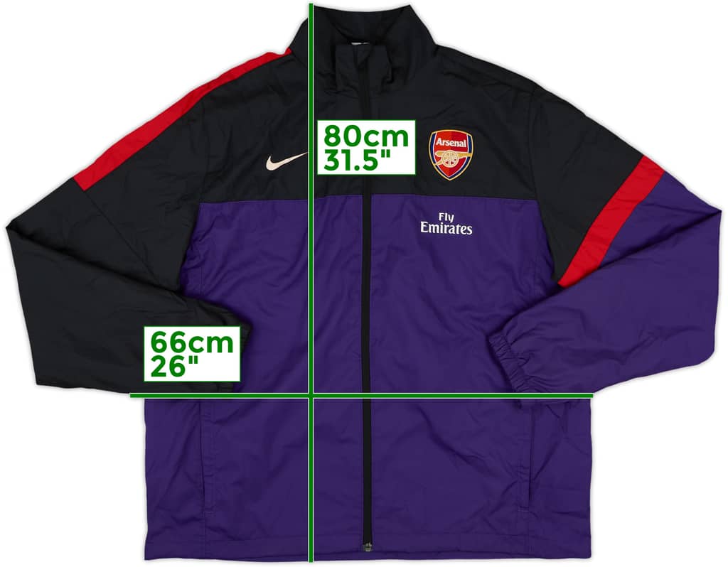 2012-13 Arsenal Nike Track Jacket - 7/10 - (XL)
