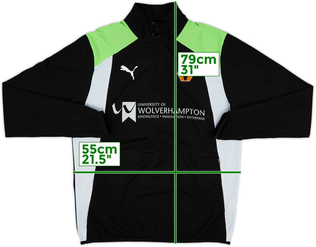 2016-17 Wolves Puma 1/4 Zip Drill Top - 8/10 - (L)