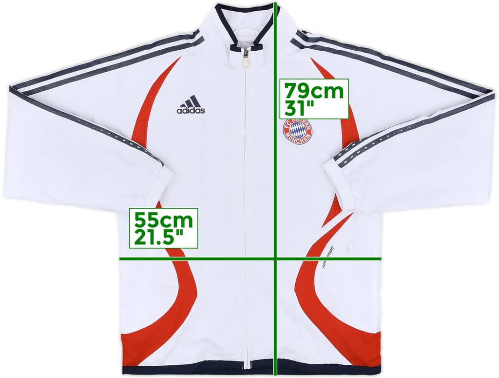 2006-07 Bayern Munich adidas Formotion Track Jacket - 8/10 - (L)