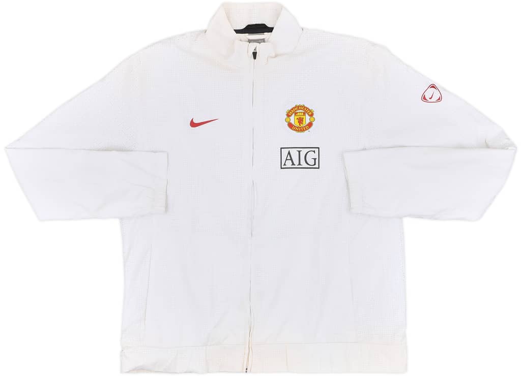 2009-10 Manchester United Nike Track Jacket - 8/10 - (XL)