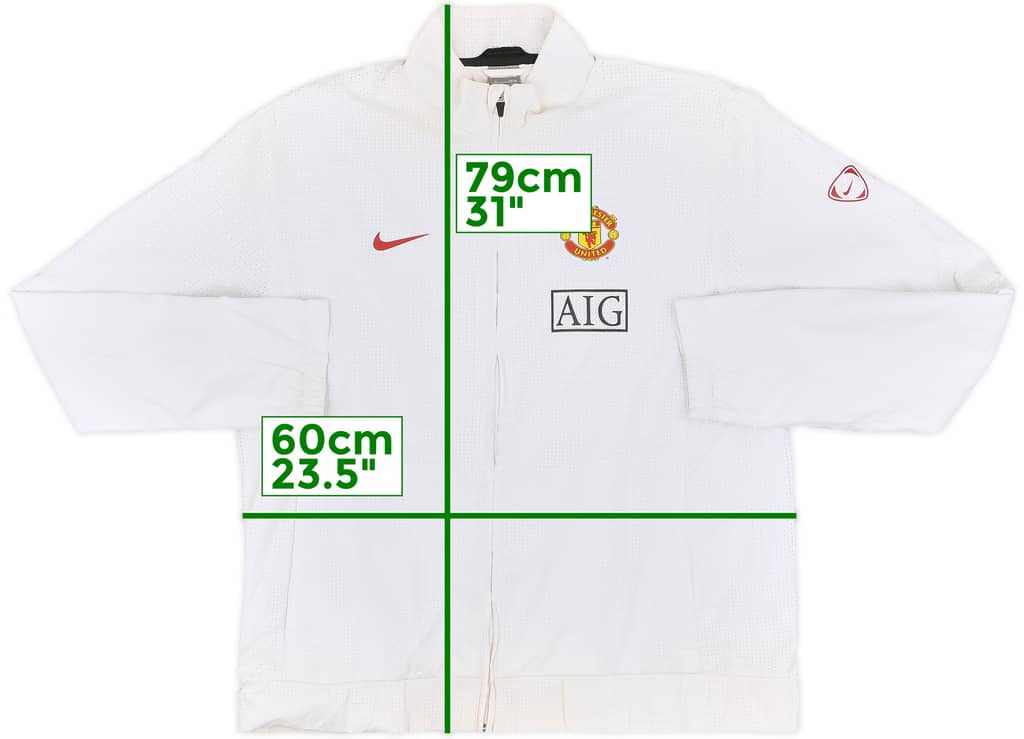 2009-10 Manchester United Nike Track Jacket - 8/10 - (XL)