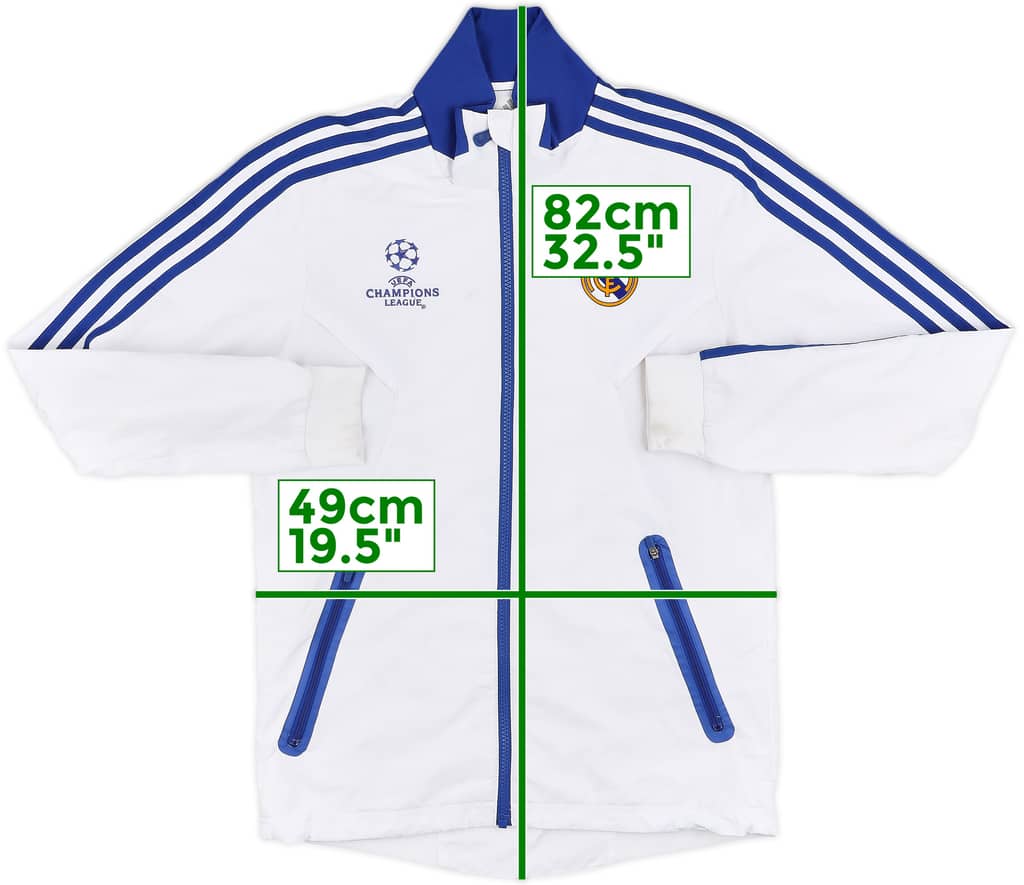 2010-11 Real Madrid adidas CL Track Jacket - 6/10 - (XL.Boys)