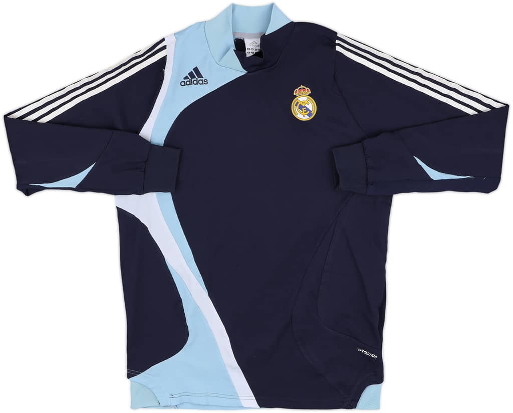 2007-08 Real Madrid adidas Drill Top - 8/10 - (L/XL)