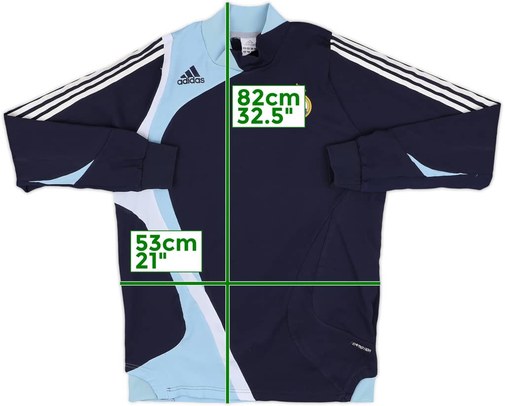 2007-08 Real Madrid adidas Drill Top - 8/10 - (L/XL)