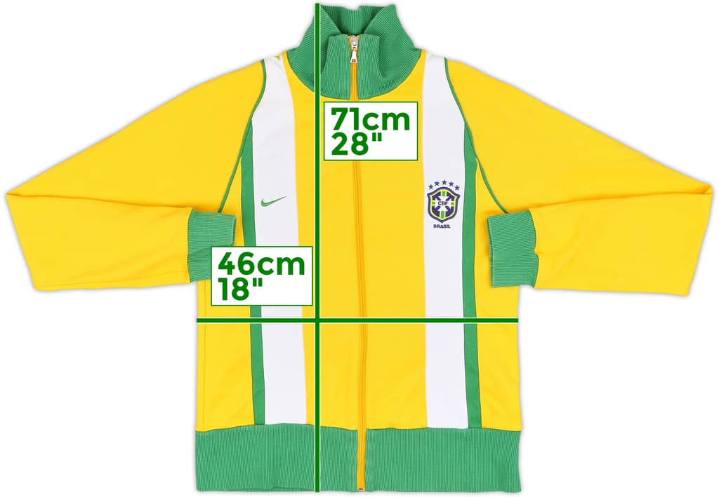 2005-06 Brazil Nike Track Jacket - 8/10 - (Women's XL)