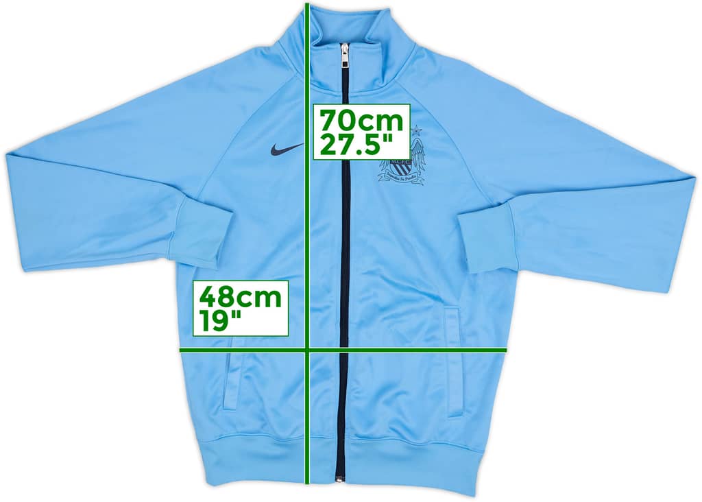 2013-14 Manchester City Nike Track Jacket - 8/10 - (S)