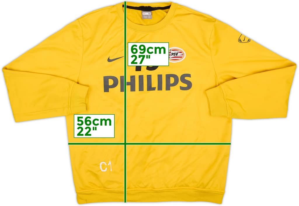 2009-10 PSV Player Issue Nike Sweat Top #13 - 8/10 - (M)