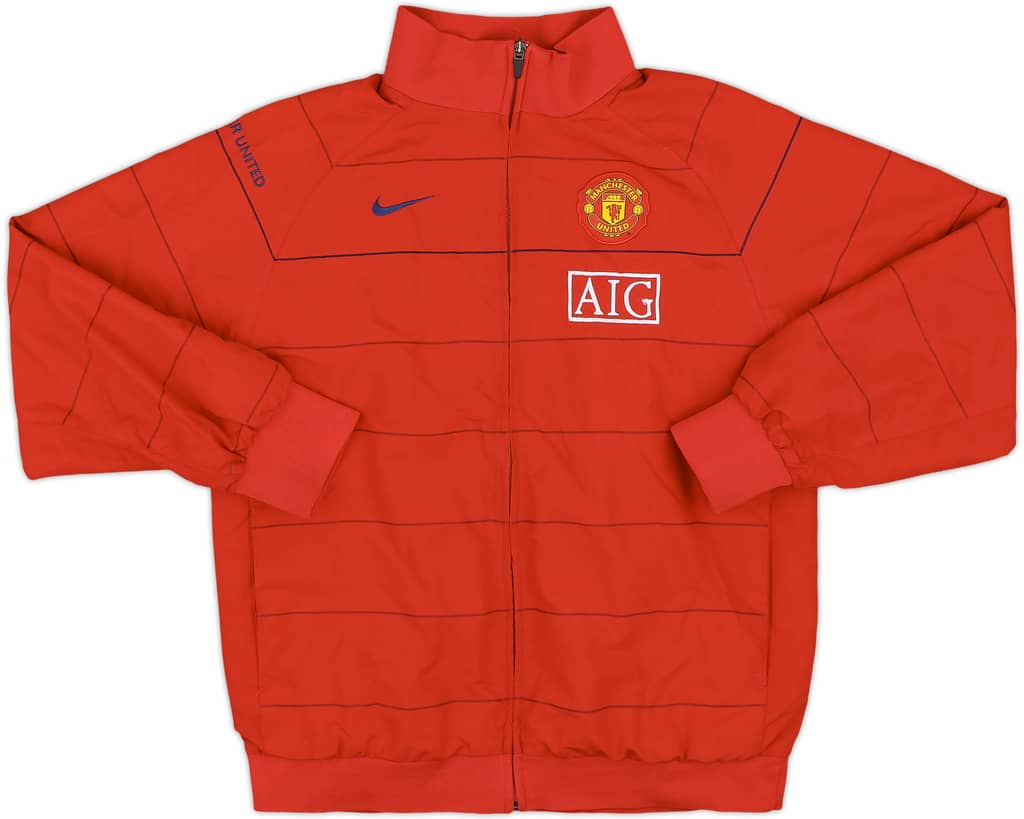 2008-09 Manchester United Nike Track Jacket - 8/10 - (XL.Boys)