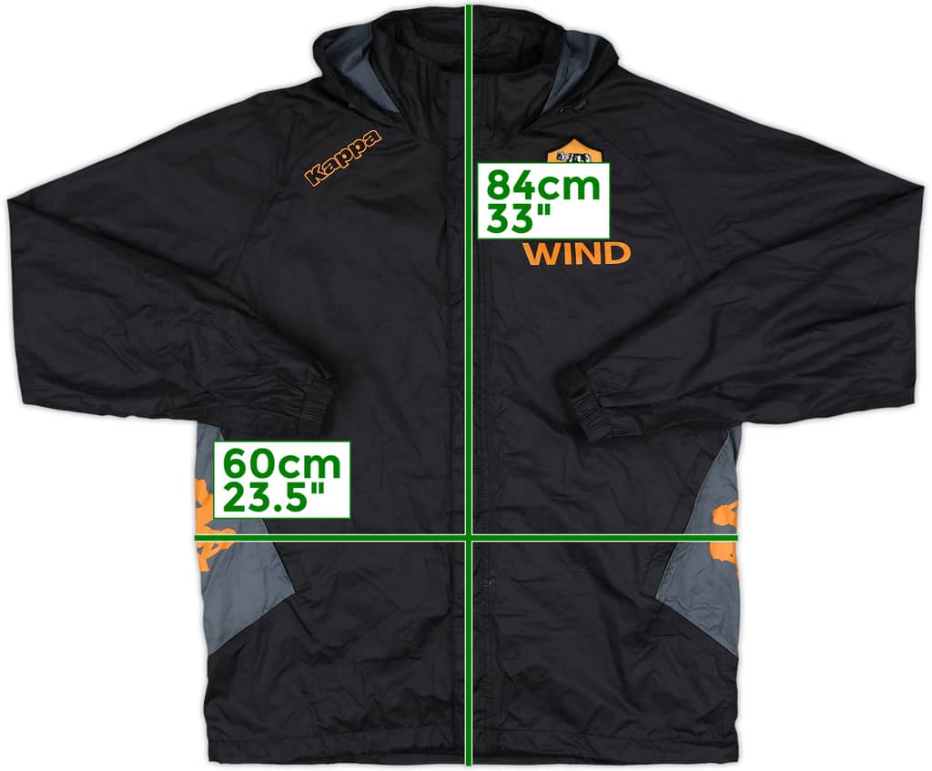 2012-13 Roma Kappa Hooded Rain Jacket - 8/10 - (L)