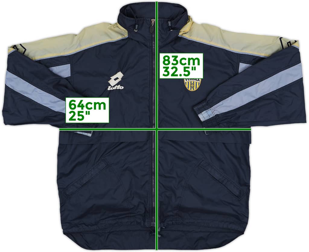 2000-01 Hellas Verona Lotto Track Jacket - 5/10 - (M)