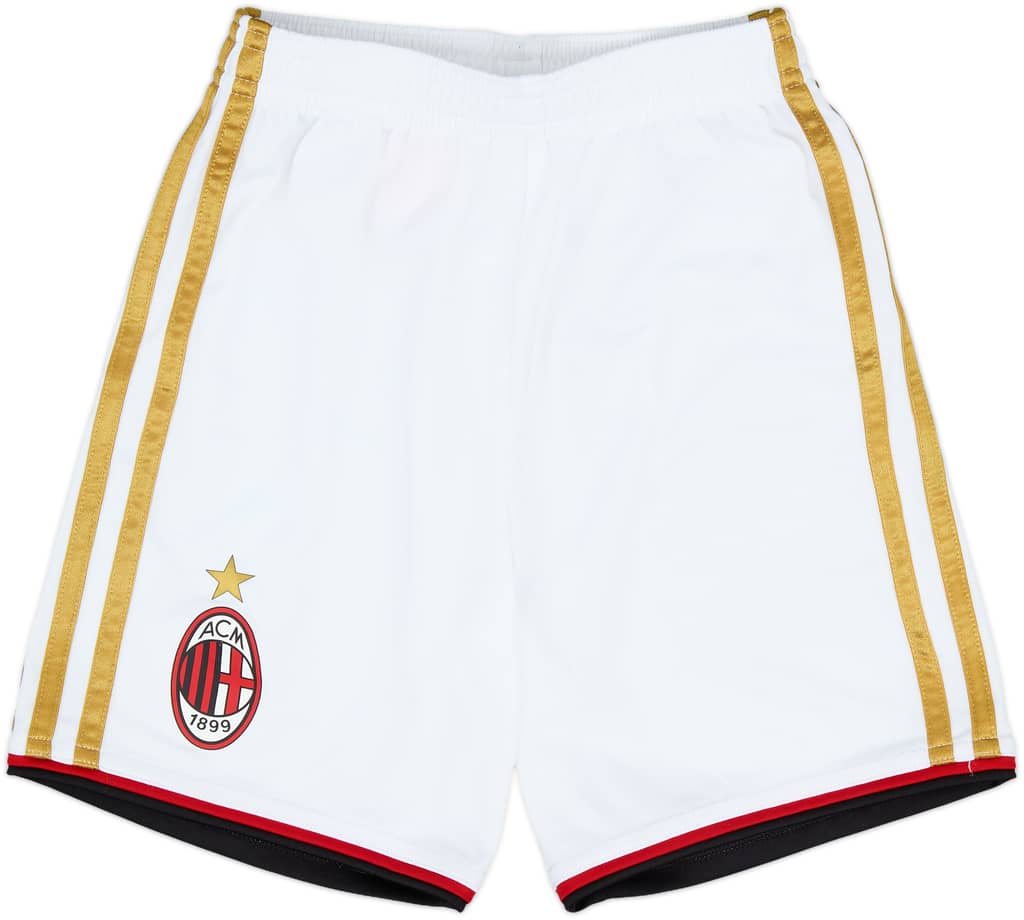 2013-14 AC Milan Home Shorts - 9/10 - (4-5 Years)