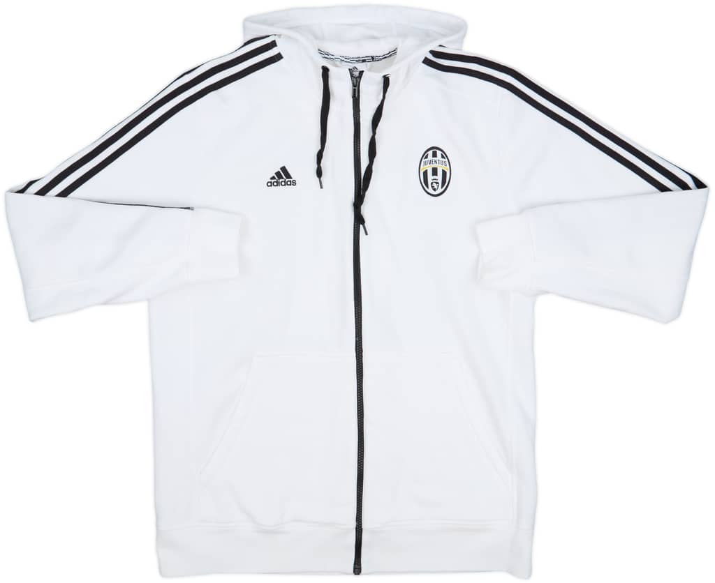 2015-16 Juventus adidas Hooded Sweat Top - 8/10 - (L)