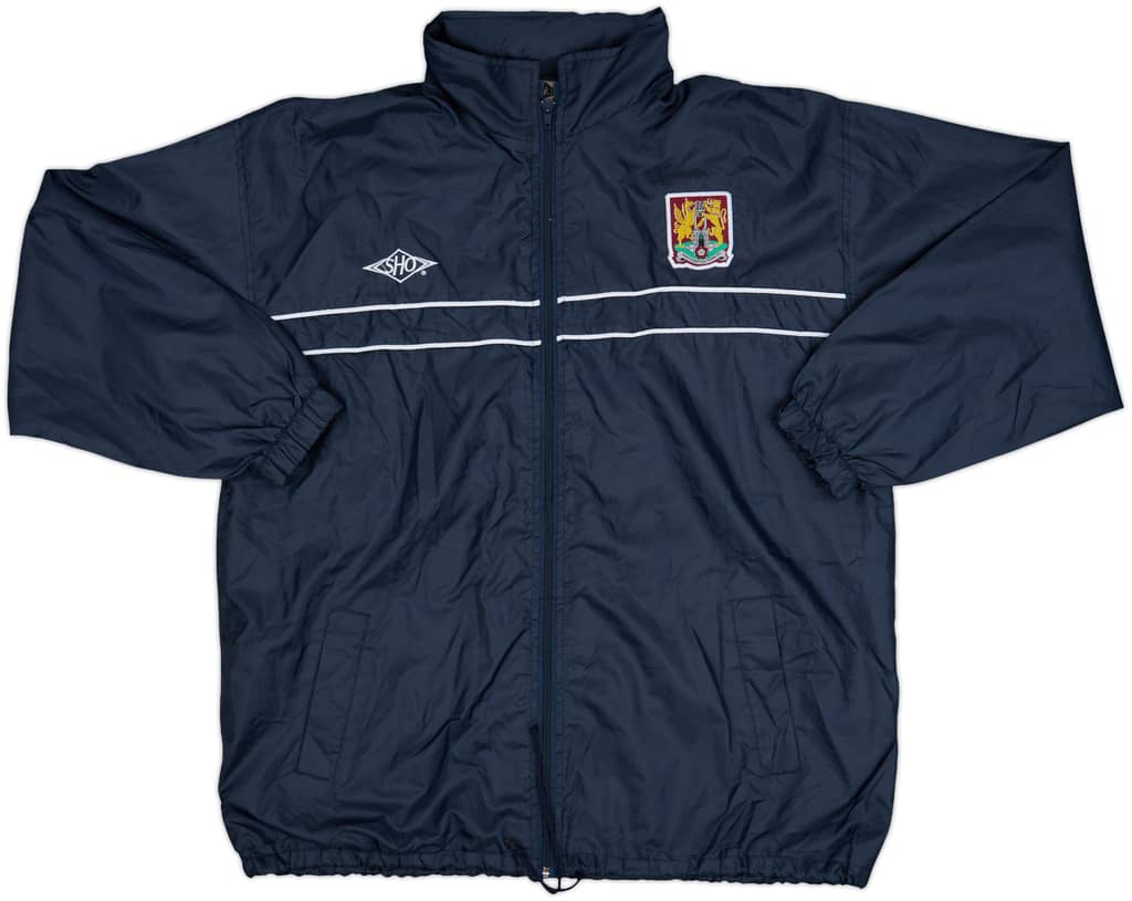 2000-02 Northampton Shot Hooded Rain Jacket - 10/10 - (XL)