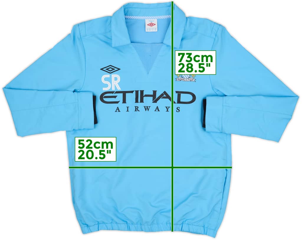 2011-12 Manchester City Umbro Staff Issue Drill Top SR - 9/10 - (M)